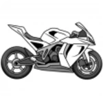 draw motorcycles: sport android application logo